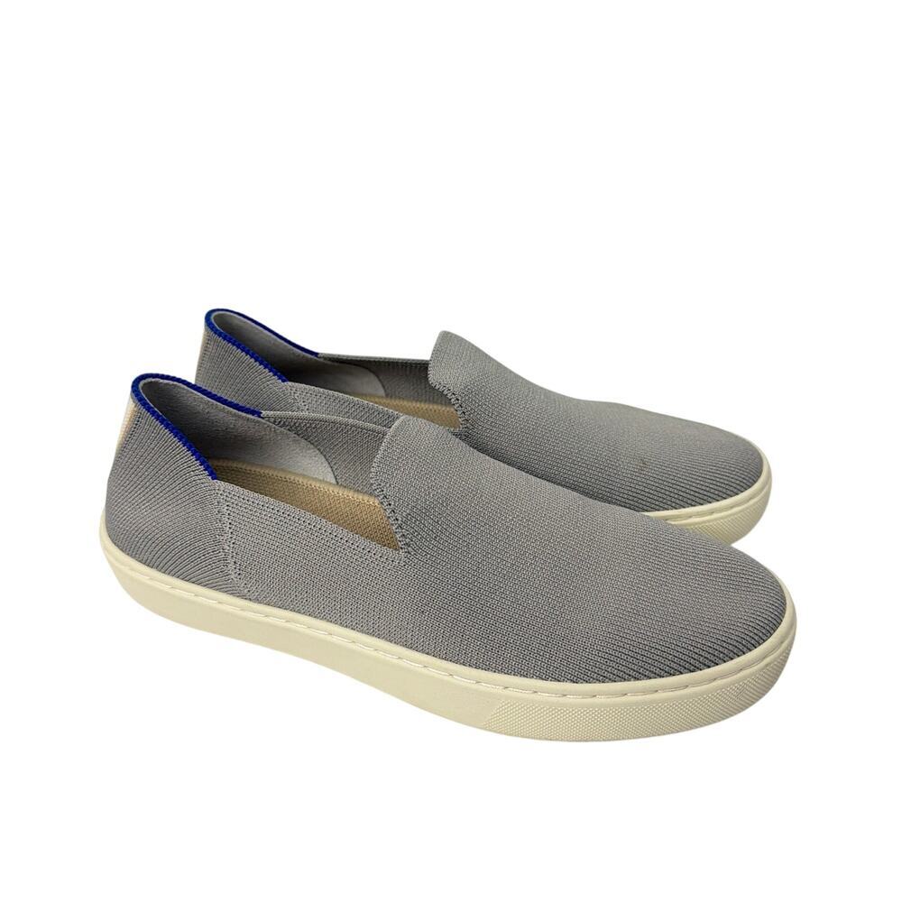 Rothys Shoes Womens Size 6.5 The Original Slip On Sneakers Gray Comfort